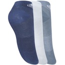 Kit de Meias adidas Ankle MID Thin com 3 Pares - Adulto - Foto 2