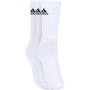 Kit de Meias Cano Alto adidas Crew Cushion 3S com 3 Pares - Adulto - Foto 3