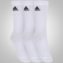 Kit de Meias adidas Crew Thin com 3 Pares - Adulto - Foto 3