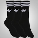 Kit de Meias adidas Solid Crew - Adulto - Foto 3