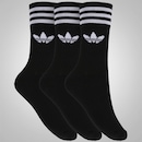 Kit de Meias adidas Solid Crew - Adulto - Foto 1
