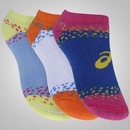 Kit de Meia Asics Splatter - Infantil - Foto 3