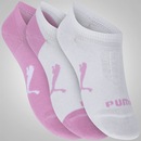 Kit de Meia Sapatilha Puma com 3 Pares - Feminino - Foto 3