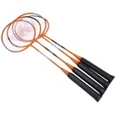 Kit de Badminton Vollo Sports VB004: 4 Raquetes, 3 Petecas, 1 Rede e 1 Raqueteira - Foto 2