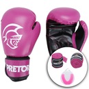 Kit de Boxe Pretorian: Bandagem + Protetor Bucal + Luvas de Boxe First - 10 OZ - Adulto - Foto 1
