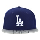 Boné Aba Reta New Era Los Angeles Dodgers Double - Fechado - Adulto - Foto 1