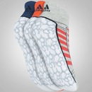 Kit de Meias adidas Ankle com 3 Pares - Infantil - Foto 2