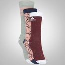 Kit de Meias adidas Ankle Kids com 3 Pares - Infantil - Foto 3
