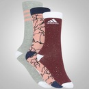 Kit de Meias adidas Ankle Kids com 3 Pares - Infantil - Foto 1
