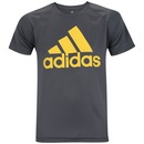 Camiseta adidas D2M Logo - Masculina - Foto 1