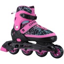 Kit Patins Oxer Joy: Patins Ajustável + 2 Joelheiras + 2 Cotoveleiras + 2 Munhequeiras - Adulto - Foto 2