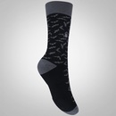 Meia Cano Alto Lupo Urban Morcegos - 39 a 43 - Adulto - Foto 2