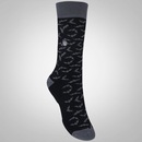 Meia Cano Alto Lupo Urban Morcegos - 39 a 43 - Adulto - Foto 3