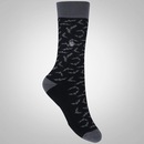 Meia Cano Alto Lupo Urban Morcegos - 39 a 43 - Adulto - Foto 1