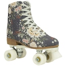 Patins 4 Rodas Retrô Farm Rio Flowers - Quad - Adulto - Foto 1