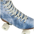 Patins 4 Rodas Retrô Oxer Jeans - Foto 3