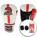 Kit de Boxe Naja: Bandagem + Protetor Bucal + Luvas de Boxe Classic - 16 OZ - Adulto - Foto 1