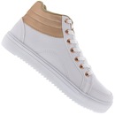 Tênis Cano Alto Oxer Botinha Brilho - Feminino - Foto 1