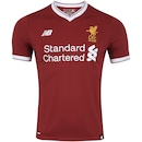 Camisa Liverpool I 17/18 New Balance - Masculina - Foto 1
