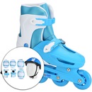 Kit Patins Spin Roller: Patins Ajustável + Capacete + 2 Joelheiras + 2 Cotoveleiras + 2 Munhequeiras - Foto 1