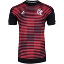 Camisa Pré-Jogo do Flamengo 2018 Longline adidas - Masculina - Foto 1