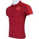 Camisa Polo do Flamengo Viagem 2018 adidas - Masculina - Foto 3