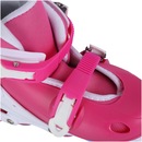 Kit Patins Spin Roller: Patins Ajustável + 2 Joelheiras + 2 Cotoveleiras - Infantil - Foto 4