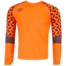Camisa de Goleiro Manga Longa Umbro TWR Layout - Masculina - Foto 1