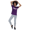 Calça Legging Fila Letter - Feminina - Foto 5