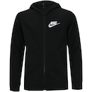 Jaqueta de Moletom com Capuz Nike Hoodie FZ JSY - Infantil - Foto 1