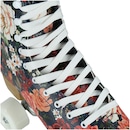 Patins 4 Rodas Retrô Farm Rio Floral Safira - Quad - Adulto - Foto 3