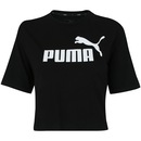 Blusa Cropped Puma Elevated Essentials Tee - Feminina - Foto 1