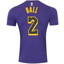 Camiseta Nike NBA Los Angeles Lakers Ball 2 - Masculina - Foto 2