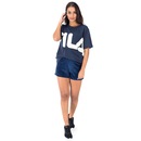 Camiseta Fila Letter Box - Feminina - Foto 4