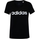 Camiseta adidas Essentials Linear Slim - Feminina - Foto 1