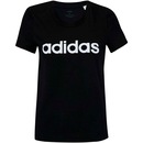 Camiseta adidas Essentials Linear Slim - Feminina - Foto 1
