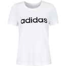 Camiseta adidas Essentials Linear Slim - Feminina - Foto 1