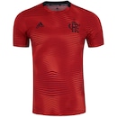 Camisa Pré-Jogo do Flamengo 2019 adidas - Masculina - Foto 1