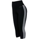 Calça Capri adidas D2M 3 Stripes Tight - Feminina - Foto 5