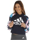 Blusão de Moletom com Capuz adidas SID Hood AOP - Feminino - Foto 2