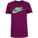 Camiseta Nike Sportswear Essential Icon Futura - Feminina - Foto 1