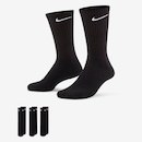 Kit de Meias Cano Alto Nike Everyday Cushioned Crew com 3 Pares - Adulto - Foto 2
