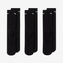 Kit de Meias Cano Alto Nike Everyday Cushioned Crew com 3 Pares - Adulto - Foto 4
