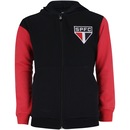 Jaqueta de Moletom do São Paulo com Capuz Logo - Infantil - Foto 1