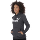 Blusão de Moletom com Capuz Puma Essentials Logo Hoody Fleece - Feminino - Foto 1
