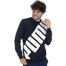 Blusão de Moletom Puma Big Logo Crew - Masculino - Foto 4