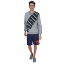 Blusão de Moletom Puma Big Logo Crew - Masculino - Foto 5