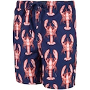 Bermuda de Banho Oxer Santorini Lagosta - Infantil - Foto 1