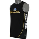 Camiseta Regata New Era Golden State Warriors Piping V Cut - Masculina - Foto 3