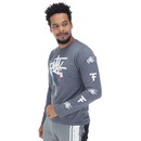 Camiseta Manga Longa Estampada 22245 - Masculina - Foto 2